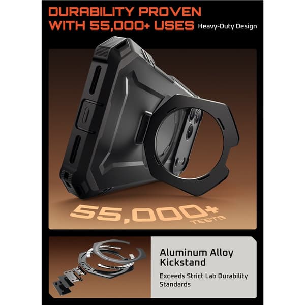 SUPCASE UB Grip Pro cover til Apple iPhone 17 Pro Max - Black