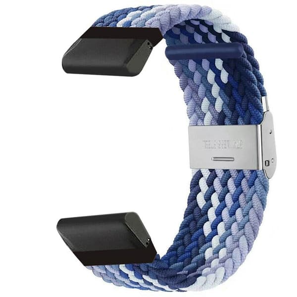 Flettet Urrem til Garmin Instinct E (45mm) - Gradient blue