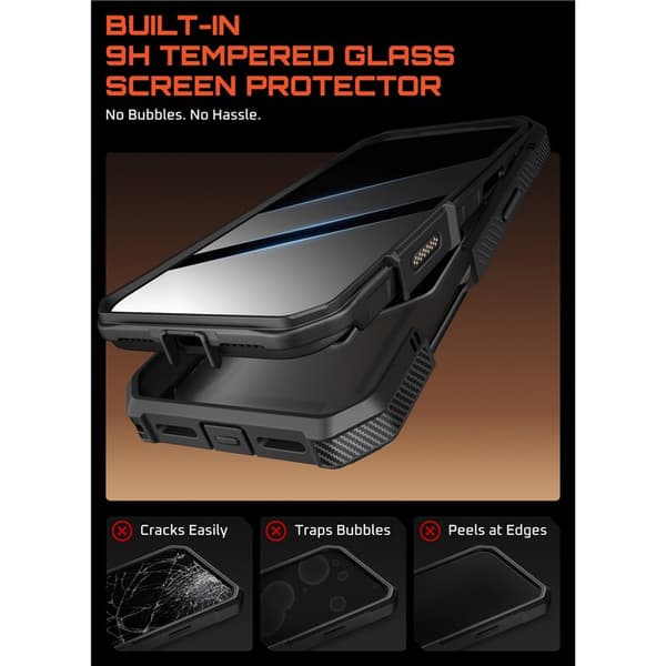 SUPCASE UB Grip Pro deksel til Apple iPhone 17 Pro Max - Black