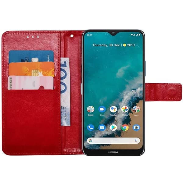 Wallet cover 3-kort til Nokia G50 - RÃ¸d