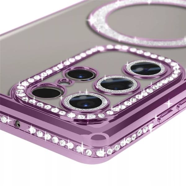 Diamond bling MagSafe deksel til Samsung Galaxy S25 Ultra -