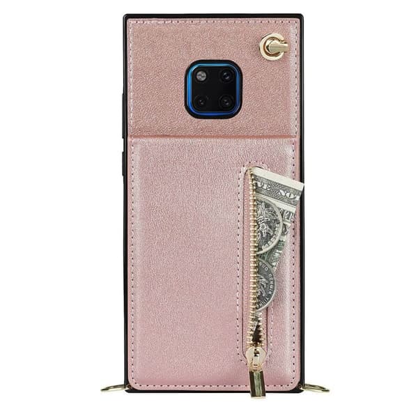Zipper halskæde etui til Huawei Mate 20 Pro - Rose