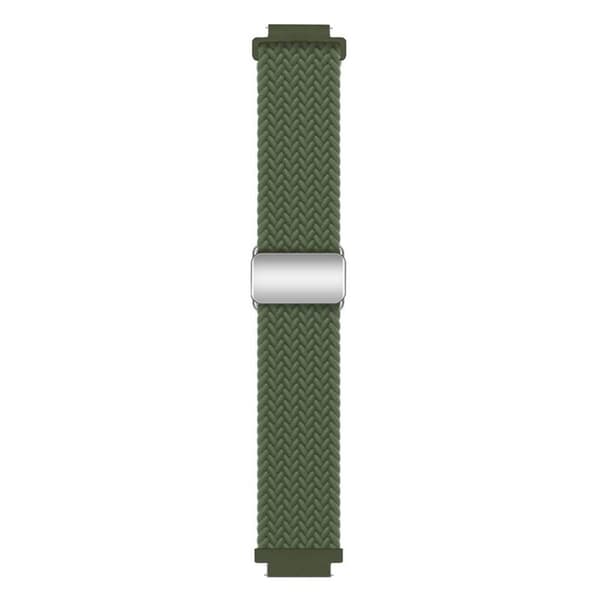 Flettet magnetisk urrem til Garmin Forerunner 265S - Army