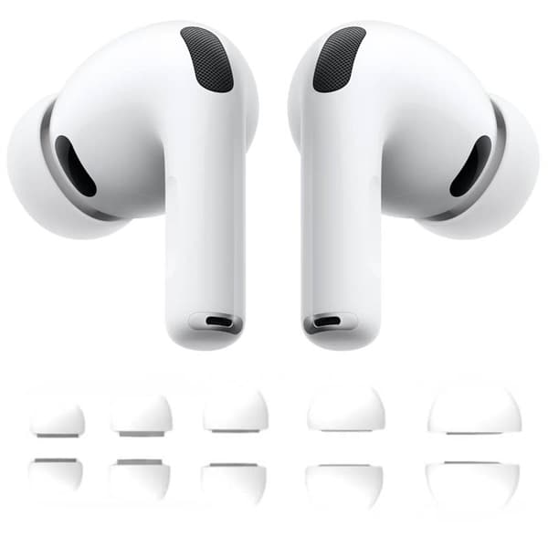 Ãronkuddar 10-pack till AirPods Pro 3 - Vit