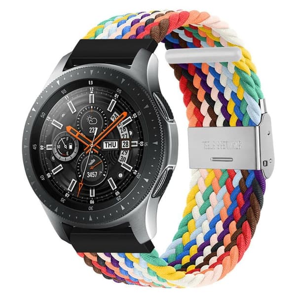 Flettet Elastisk urrem til Samsung Galaxy Watch 46mm - Army