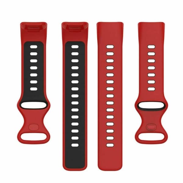 Twin Sport Kellon ranneke Fitbit Charge 5 - Punamusta