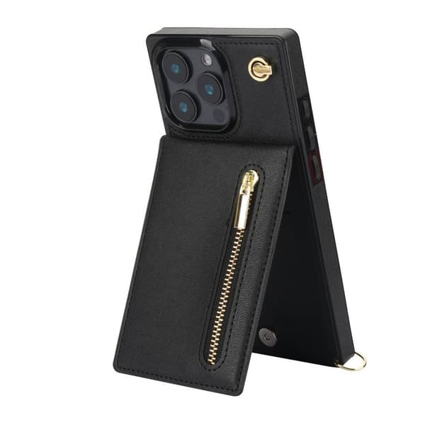 Zipper halskÃ¦de cover til Apple iPhone 16 Pro Max - Sort