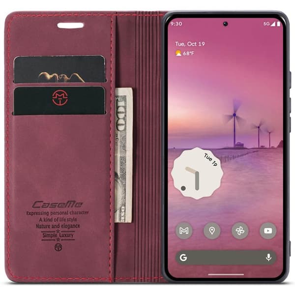 CaseMe mobildeksel 013 til Google Pixel 10a - Burgunder