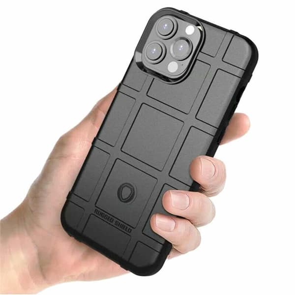 Rugged Shield deksel til Apple iPhone 15 Pro Max - Svart