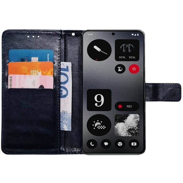 Plånboksfodral 3-kort till Nothing CMF Phone 1 - Mörkblå
