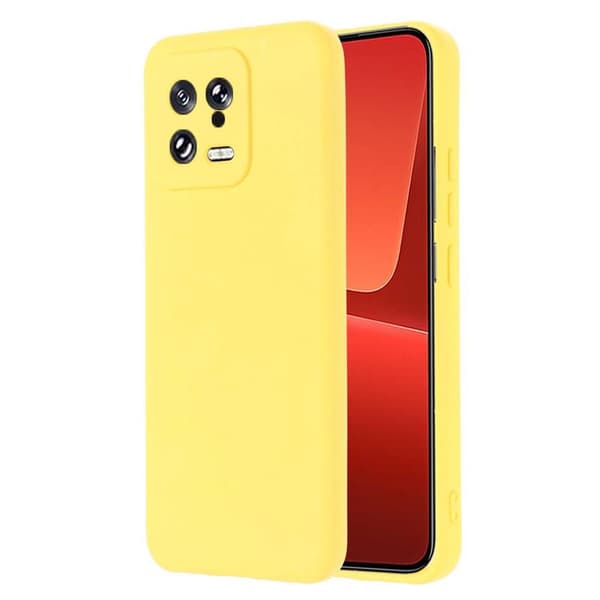 Liquid silikondeksel til Xiaomi 13 - Gul
