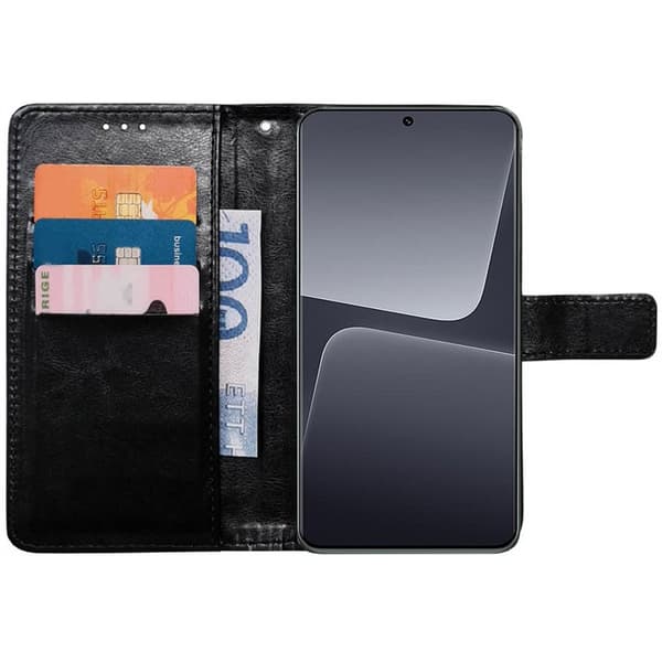 Wallet cover 3-kort til Xiaomi 13 Pro - Sort