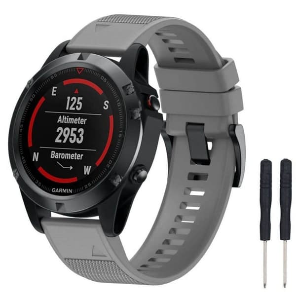 Sport Urrem easyfit til Garmin Fenix 5 - Grå