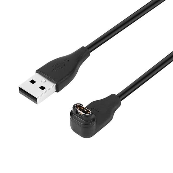 Laddkabel Data-Sync 90Â° USB-A till Garmin Forerunner 265S