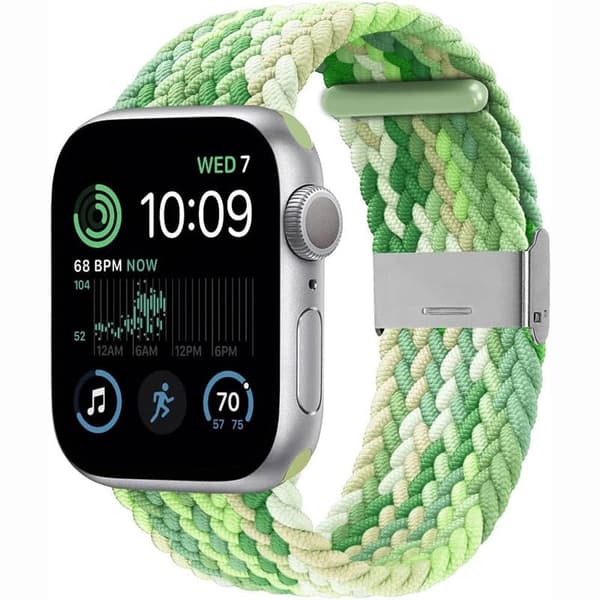 Punottu kellon ranneke Apple Watch SE 2022 (44mm) - Gradient gre