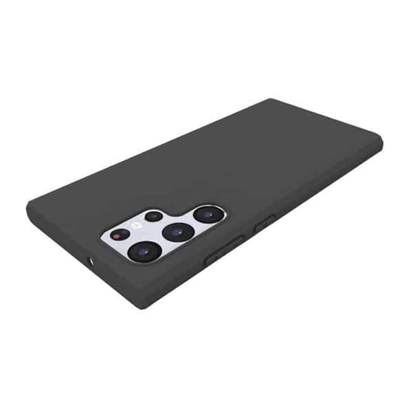 Silikone cover til Samsung Galaxy S22 Ultra - Sort