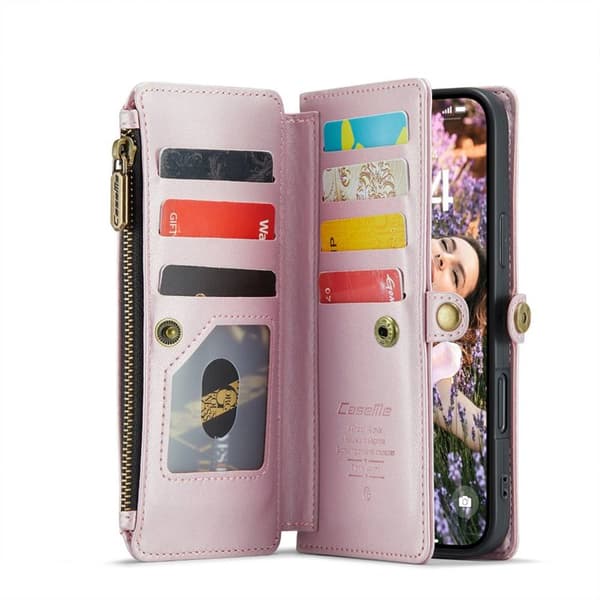CaseMe mobildeksel C36 til Apple iPhone 16 Plus - Rosa