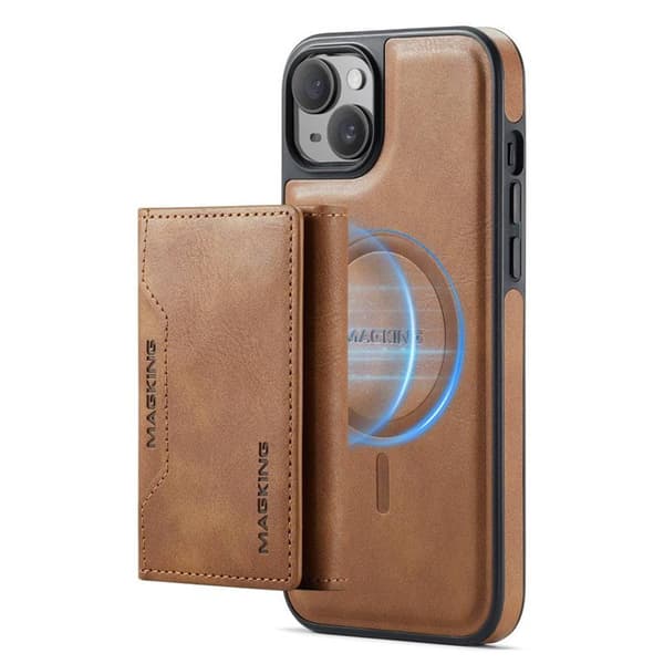 DG-Ming Magking K2 2i1 cover til Apple iPhone 13 - Brun