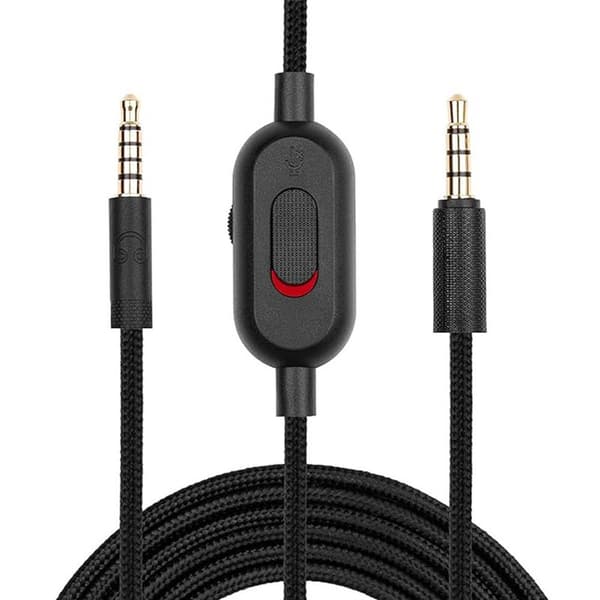 Hovedtelefon lydkabel med lydstyrkefunktion til Logitech G233 Pr