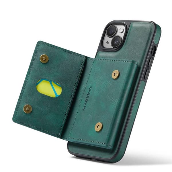 DG-Ming Magking K2 2i1 deksel til Apple iPhone 15 Plus - Petrol