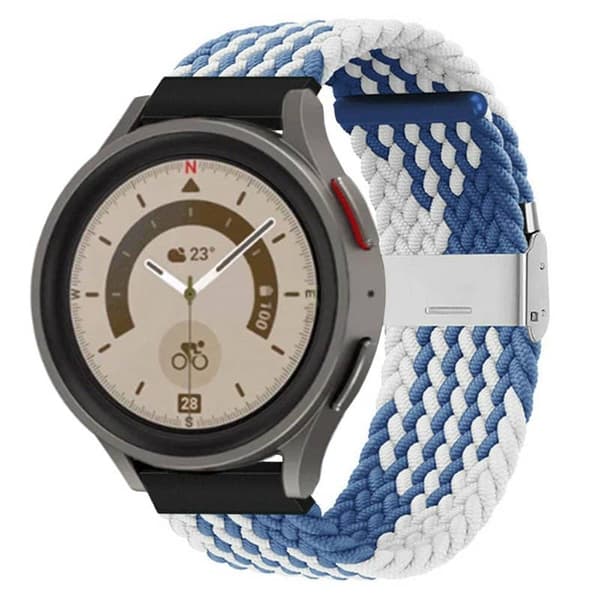 Flettet Elastisk urrem til Samsung Galaxy Watch 5 Pro (45mm) - B