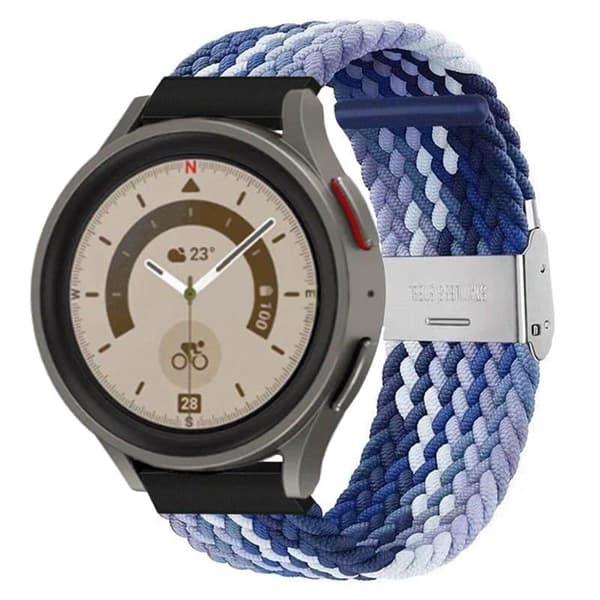 Flettet Elastisk urrem til Samsung Galaxy Watch 5 Pro (45mm) -