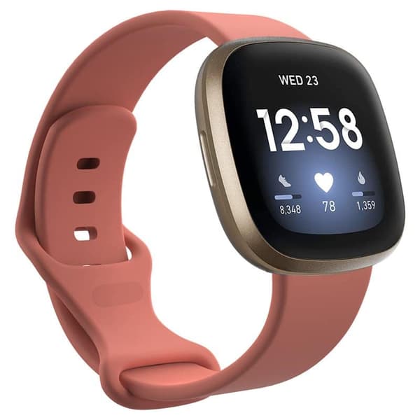 Sport urrem til Fitbit Versa 3 - Apricot