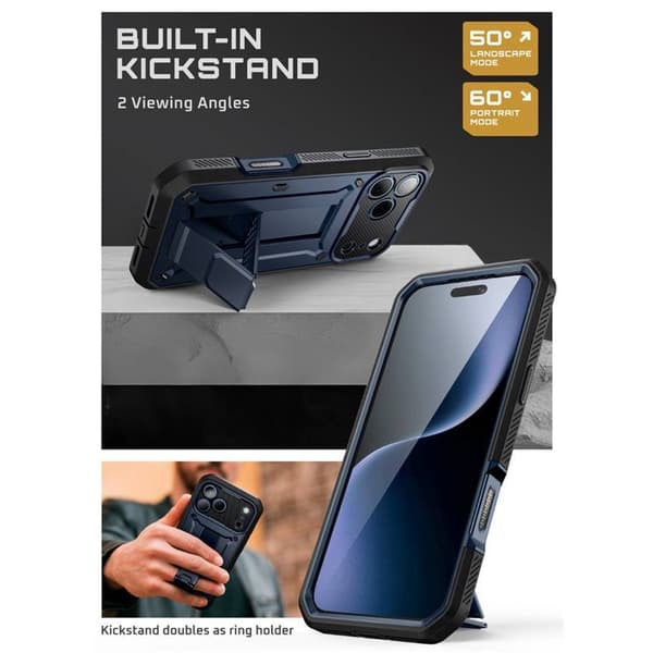 SUPCASE UB Pro kotelo Apple iPhone 17 Pro - Azure