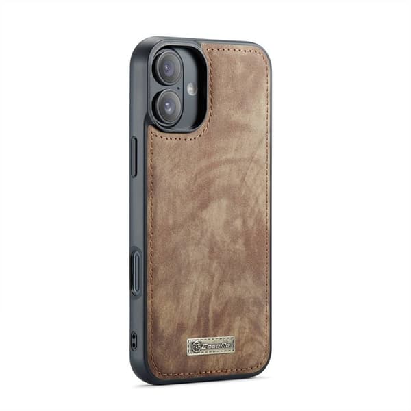 CaseMe mobildeksel 008 8-kort til Apple iPhone 16 Plus - Brun