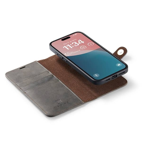 Mobilfodral DG-Ming 2i1 till Apple iPhone 16 Plus - GrÃ¥