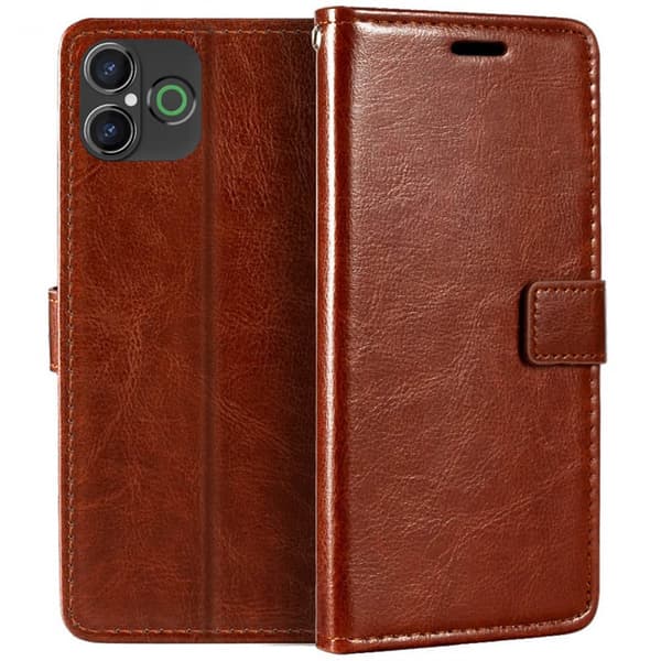 Wallet cover 3-kort til Doro Aurora A30 - Brun