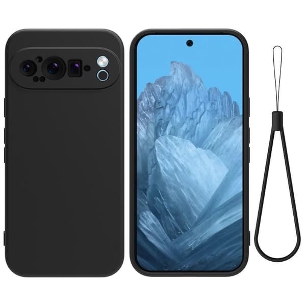 Liquid silikone cover til Google Pixel 9 Pro XL - Sort