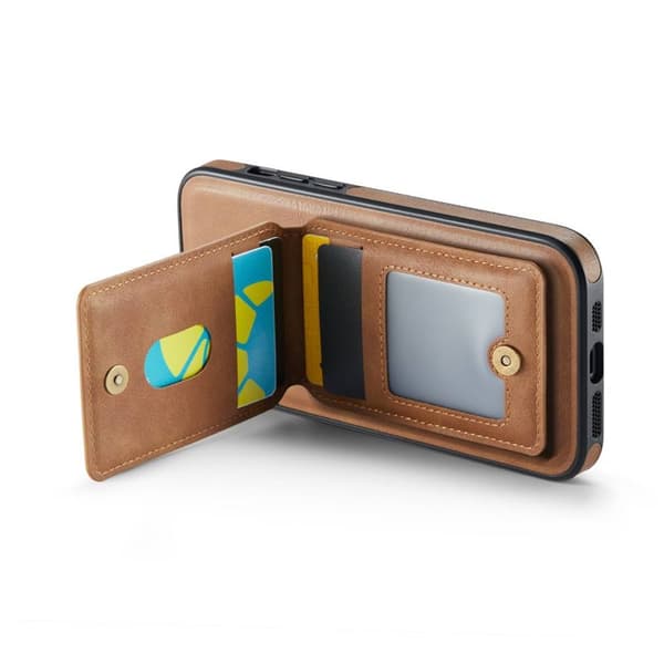 DG-Ming Magking K1 2i1 cover til Apple iPhone 14 Plus - Brun