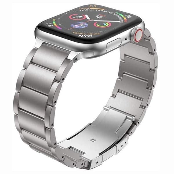 BEAD Titanium urrem til Apple Watch 6 (40mm) - SÃ¸lv