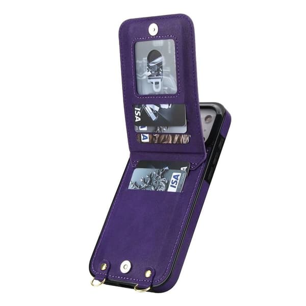 Zipper necklace case till Apple iPhone 17 Pro Max - Lila