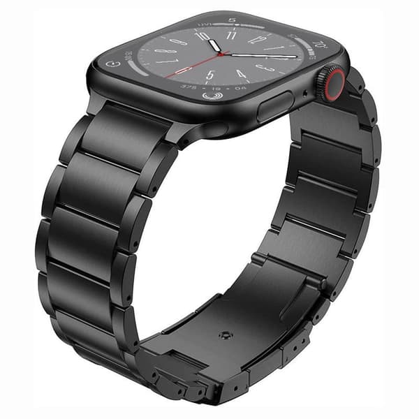 BEAD Titanium urrem til Apple Watch 9 (45mm) - Sort
