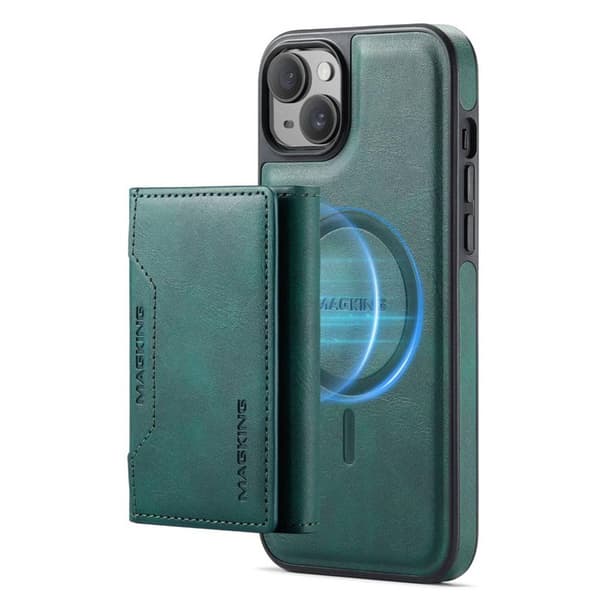 DG-Ming Magking K2 2i1 deksel til Apple iPhone 14 - Petrol