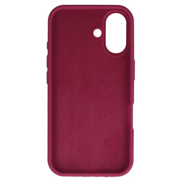 Silicone Lite Case til Apple iPhone 16 - Crimson red