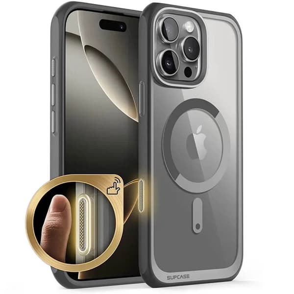 SUPCASE UB Mag cover til Apple iPhone 16 Pro Max - Grey