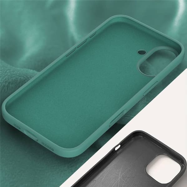 Liquid silikone cover til Apple iPhone 16 Plus - Pine Green