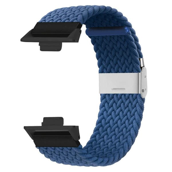 Flettet elastisk urrem til Huawei Watch Fit 3 - BlÃ¥