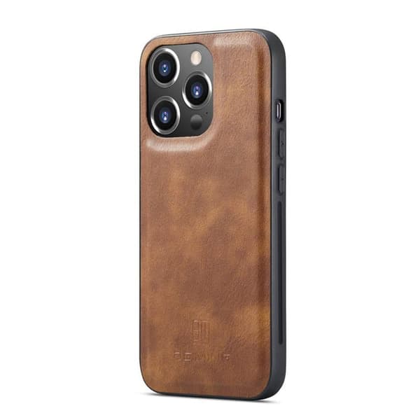 Wallet DG-Ming 2i1 til Apple iPhone 14 Pro - Brun
