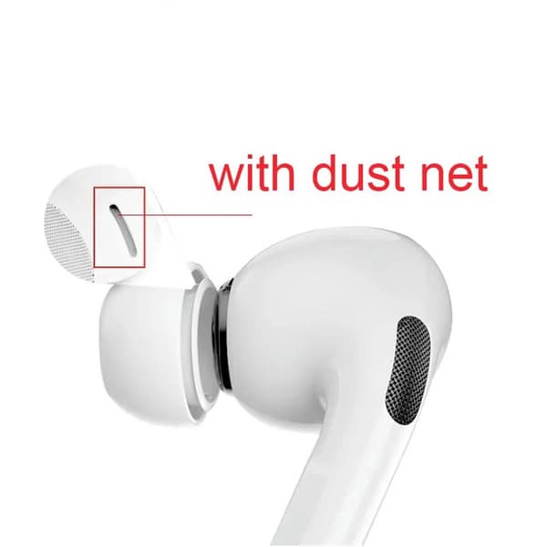 Øreputer 6-pak til Apple AirPods Pro - Hvit