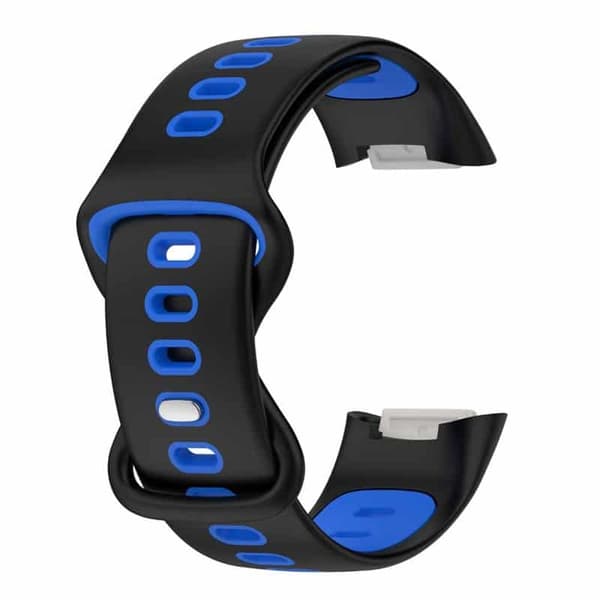 Twin Sport urrem til Fitbit Charge 5 - Sort/blå