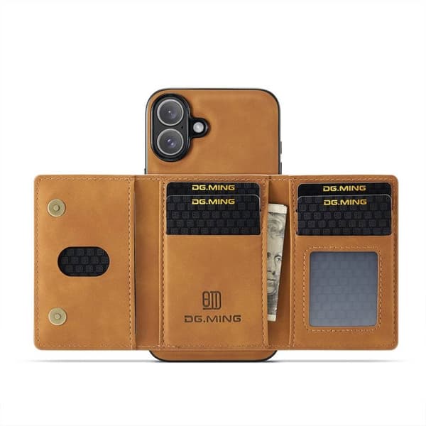DG-Ming M2 cover til Apple iPhone 16 Plus - Brun