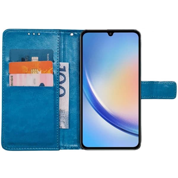 Wallet cover 3-kort til Samsung Galaxy A24 4G - Lyseblå
