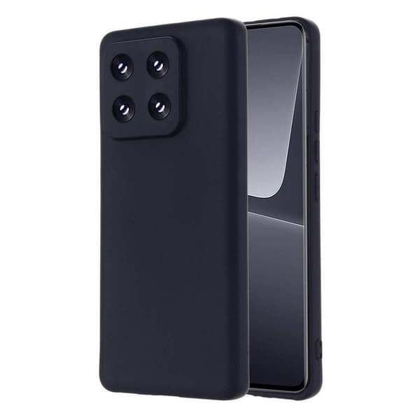 Liquid silikone cover til Xiaomi 14T - Sort