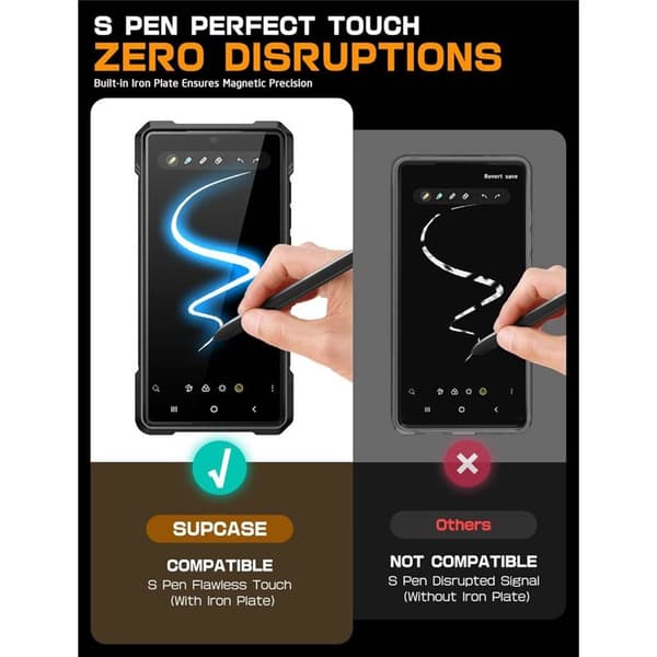 SUPCASE UB Grip cover til Samsung Galaxy S25 Ultra - Sort