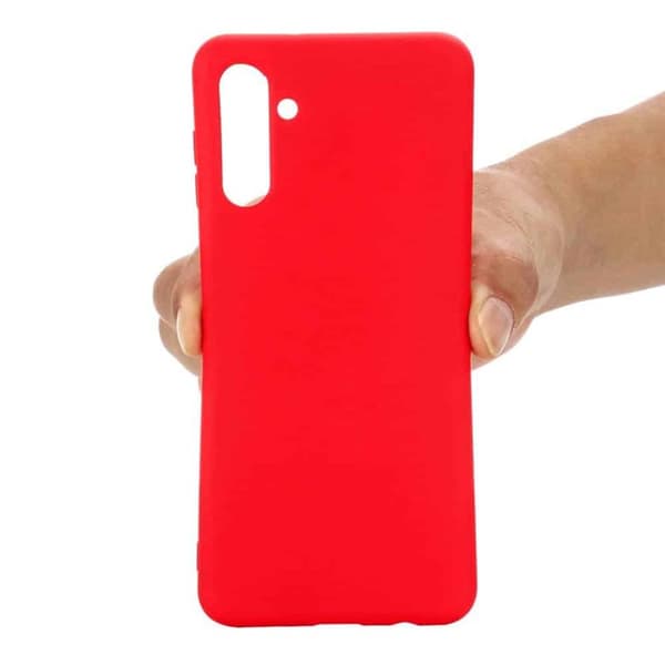 Liquid silikone cover til Samsung Galaxy A35 - Rød