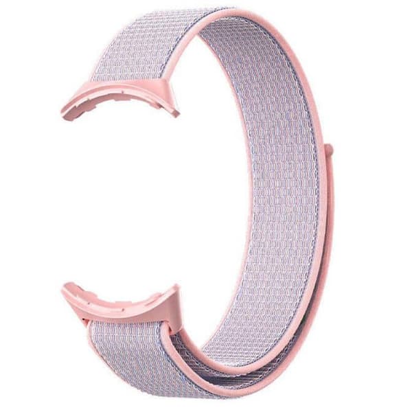 Nylon Urrem til Google Pixel Watch 5 (41mm) - Pink sand
